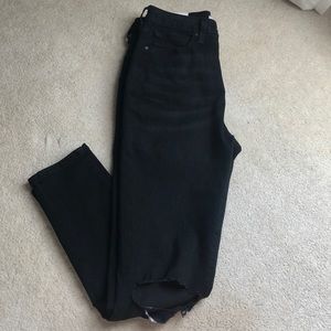 forever 21 ripped black jeans
